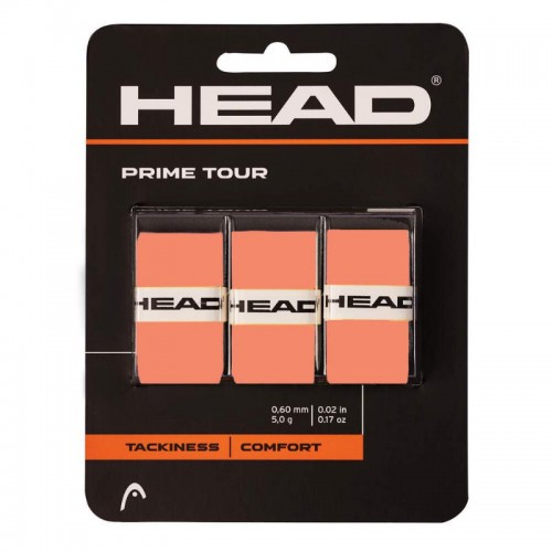 Overgrips Head Prime Tour Salmon 3 Unidades