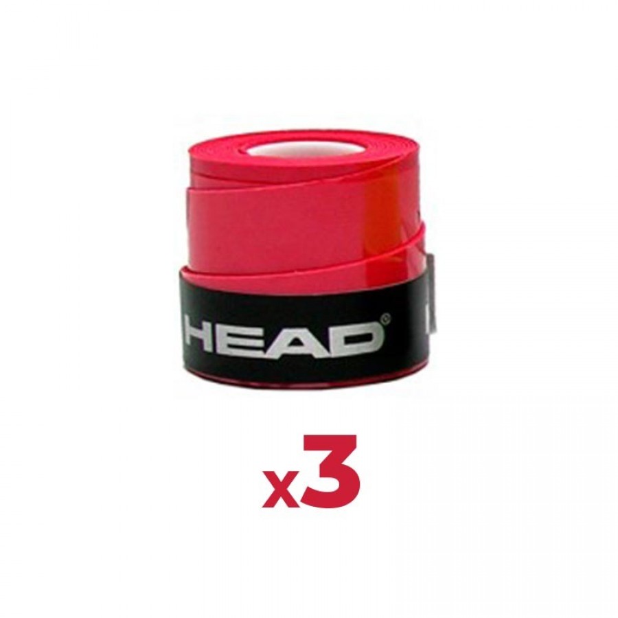 Overgrips Head Xtreme Soft Red 3 Unità