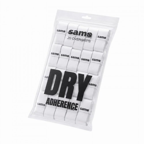 Overgrips Samo Dry Adherence Liso Blanco 20 Unidades