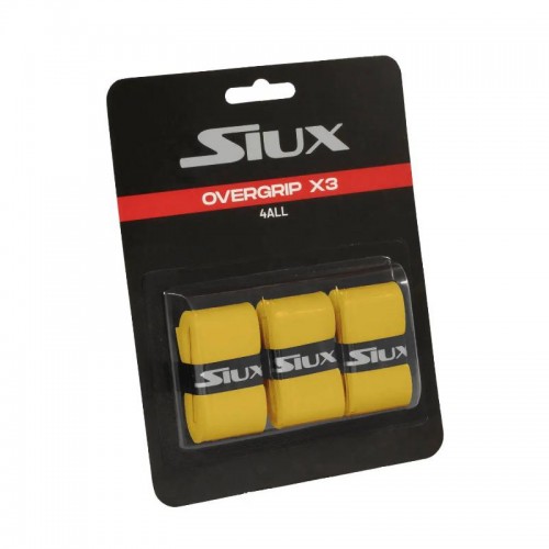 Overgrips Siux For All Amarillo 3 Unidades Overgrips Siux For All Amarillo 3 Unidades