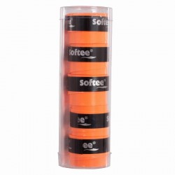 Overgrips Softee Tech Lisos Naranja Fluor 5 Unidades