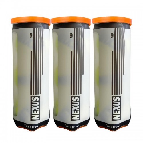 Pack 3 botes de Pelotas Nexus Open Pack 3 botes de Pelotas Nexus Open