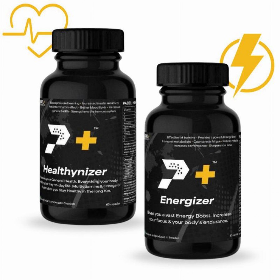 Pack Bote Padel Performance Energizer 60 Capsulas y Healthnizer 120 Capsulas  Offer + Cheap