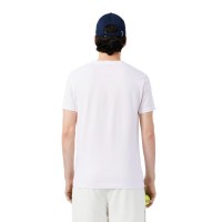 Pack Camiseta Lacoste Novak Djokovic Blanco y Gorra Negro