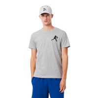 Pack Lacoste Novak Djokovic T-Shirt Grey and White Cap