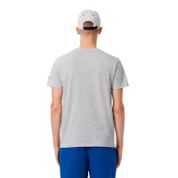 Pack Lacoste Novak Djokovic T-Shirt Grey and White Cap