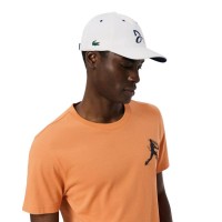 Confezione Lacoste Novak Djokovic con maglietta arancione e cappello bianco