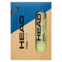 Pack de 2 Botes de Pelotas Head Padel Pro S+