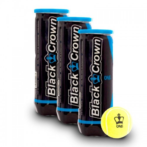 Pack of 3 Black Crown One Ball Canisters Pack of 3 Black Crown One Ball Canisters