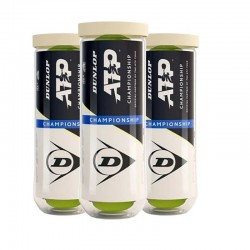 Pack de 3 Botes de Pelotas Dunlop ATP Championship