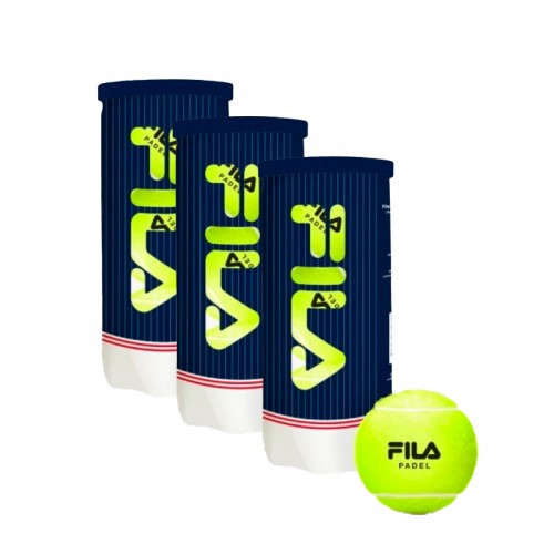 Pack of 3 Bottles of Balls Fila Padel Premium Pack of 3 Bottles of Balls Fila Padel Premium