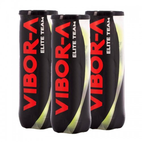 Pack of 3 Bottles of Balls Vibora Elite Team Pack of 3 Bottles of Balls Vibora Elite Team