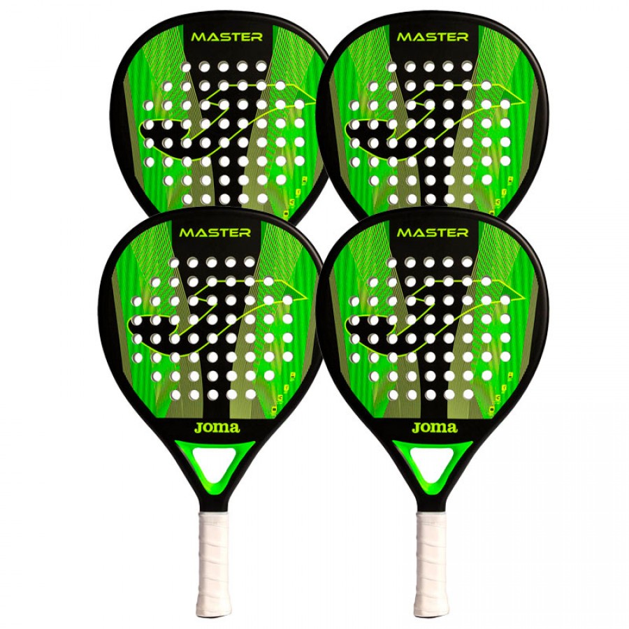 Pack Joma  Master Negro Verde Fluor  X4  Oferta + Barato