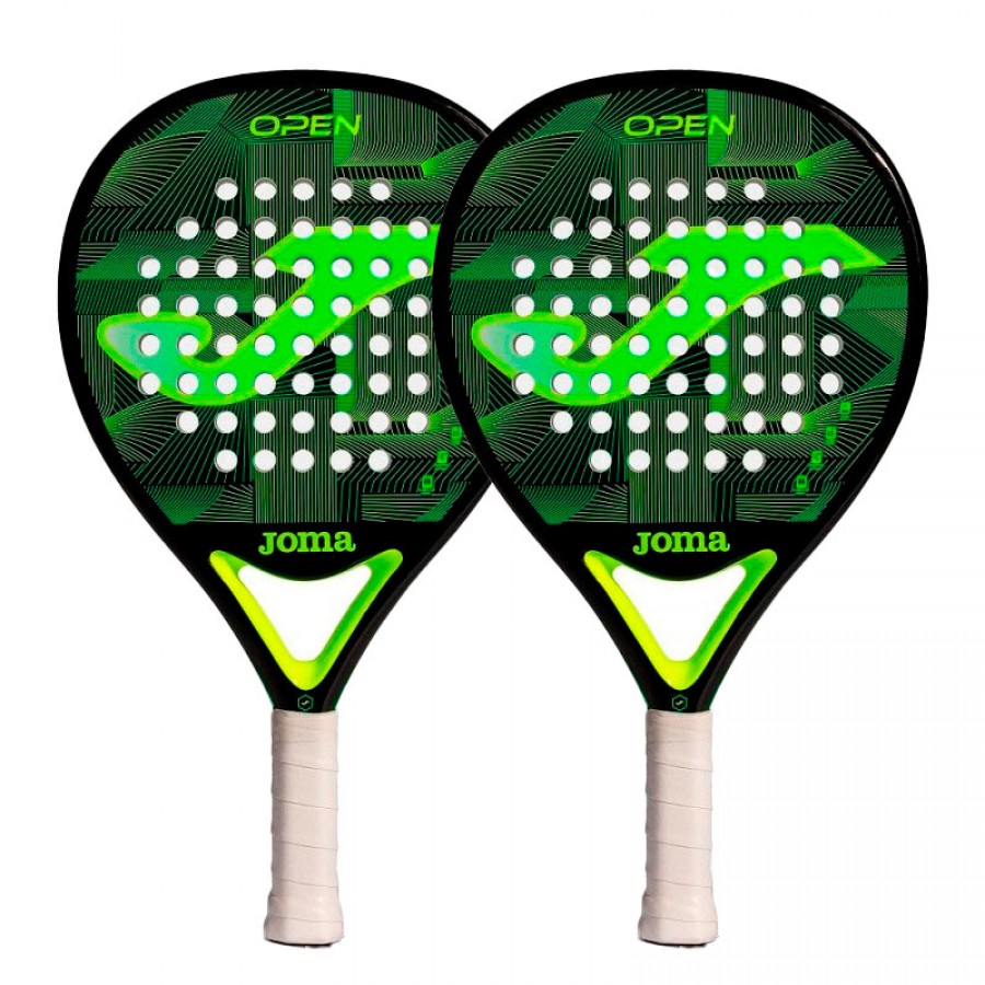 Pack Joma Open Negro Verde Fluor  X2  Oferta + Barato