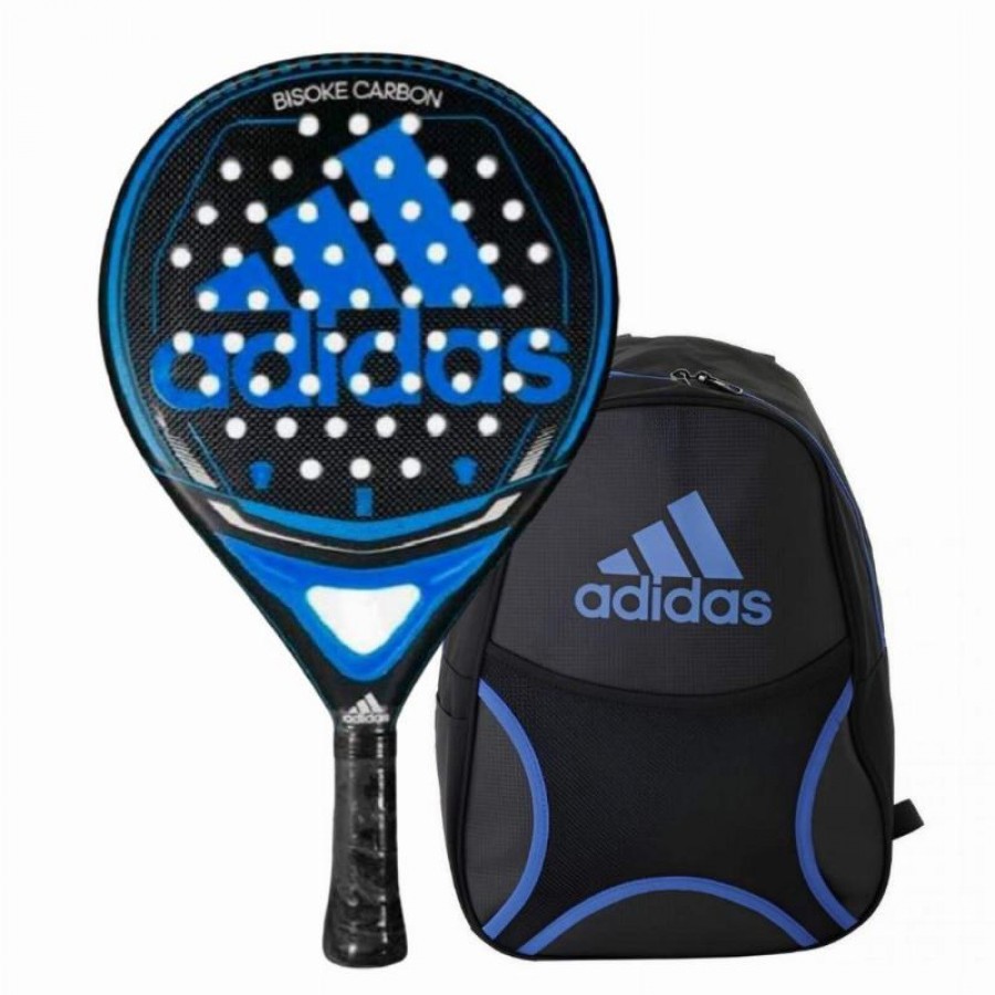 Pack Adidas Bisoke Carbon Blue Racchetta con Zaino  Offerta + Economico