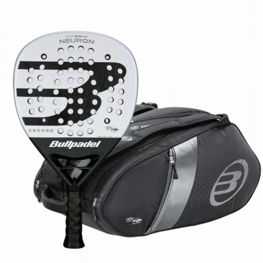 Pack Pala Bullpadel Chingotto Neuron 2025 con Paletero