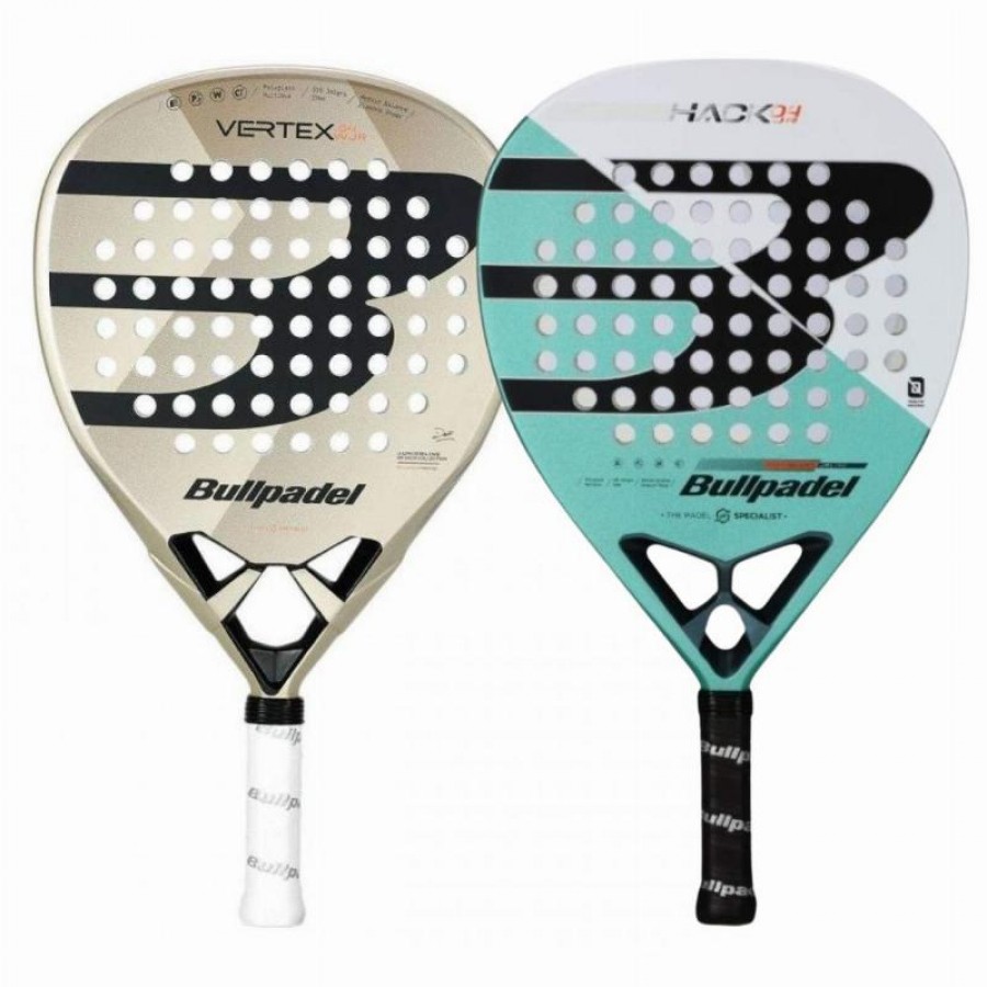 Pack Pala Bullpadel Vertex 04 Woman Junior 25 y Hack 04 Junior 25  Oferta + Barato