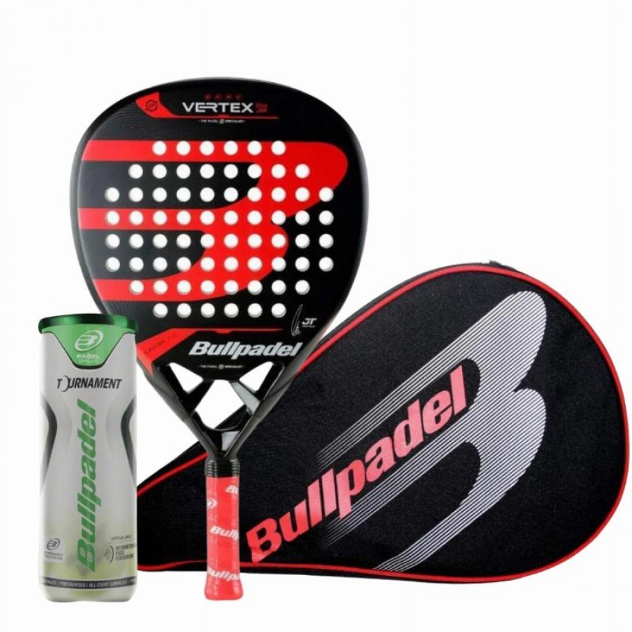 Pack Bullpadel Tello Vertex 04 Junior 2024 Racchetta con Custodia e Palline  Offerta + Economico