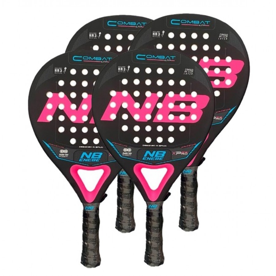 Pack Enebe Combat Pink Paddle x4  Offer + Cheap