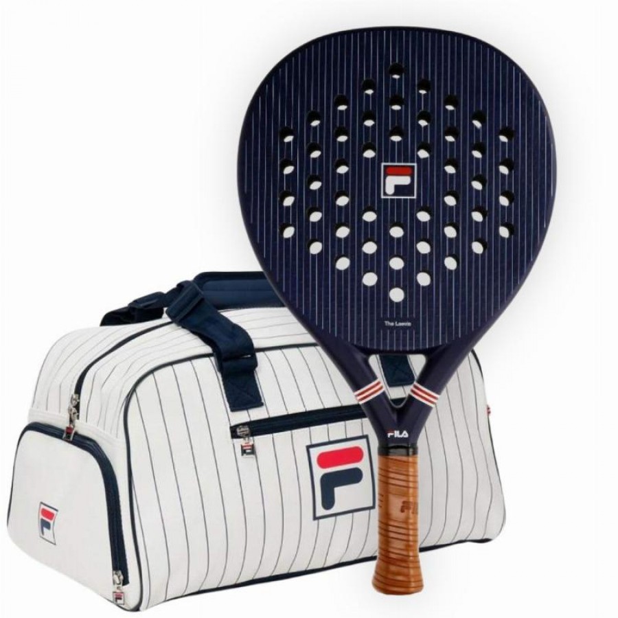 Pack Fila The Leavis Blue Racket and Padel Racket Bag  Offer + Cheap