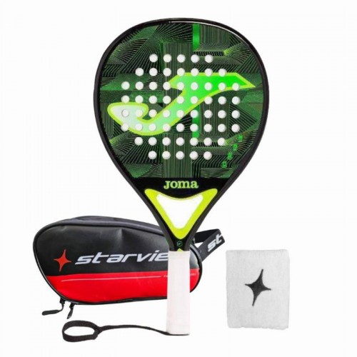 Pack Joma Open Black Fluor Green Shovel with Toiletry Bag and Wristband Pack Joma Open Black Fluor Green Shovel with Toiletry Bag and Wristband