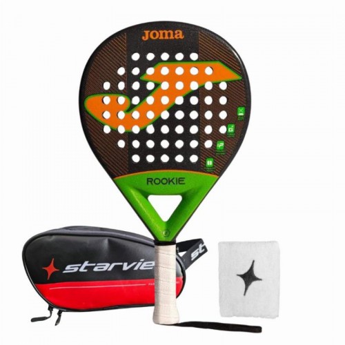 Pack Joma Rookie Black Orange Shovel with Toiletry Bag and Wristband Pack Joma Rookie Black Orange Shovel with Toiletry Bag and Wristband