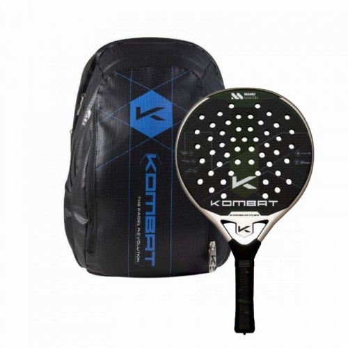 Pack Pala Kombat Manu Martin Krakatoa y Mochila Azul Pack Pala Kombat Manu Martin Krakatoa y Mochila Azul