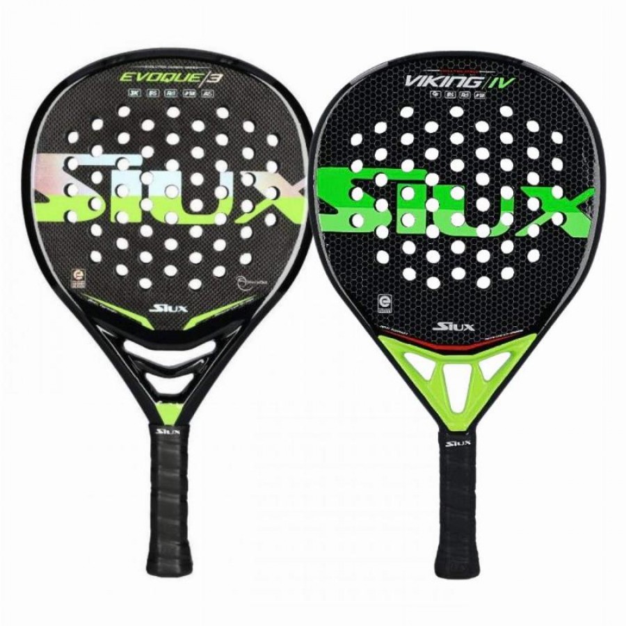 Pacote de raquete Siux Evoque 3 e Siux Viking IV  Oferta + Barato
