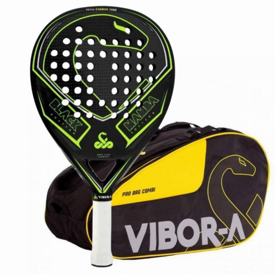 Pack Pala Vibora Black Mamba Edition 2019 y Paletero  Offer + Cheap