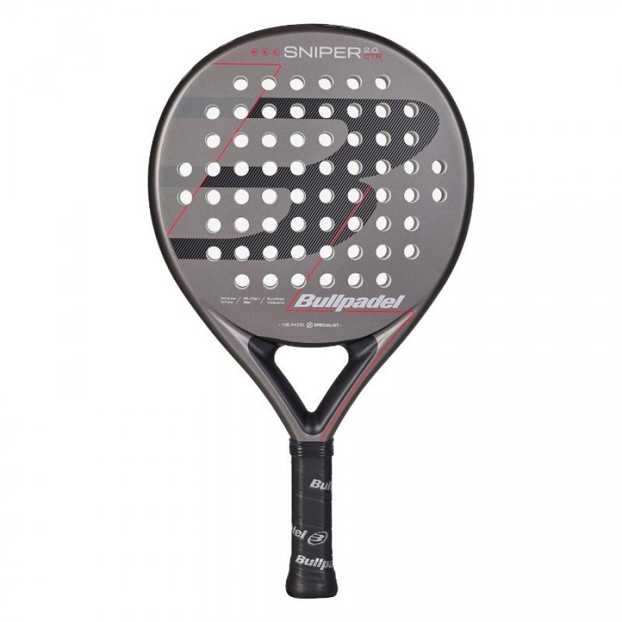 Bullpadel Sniper 2.0 Control Dark Gray 2026 Racket  Offer + Cheap