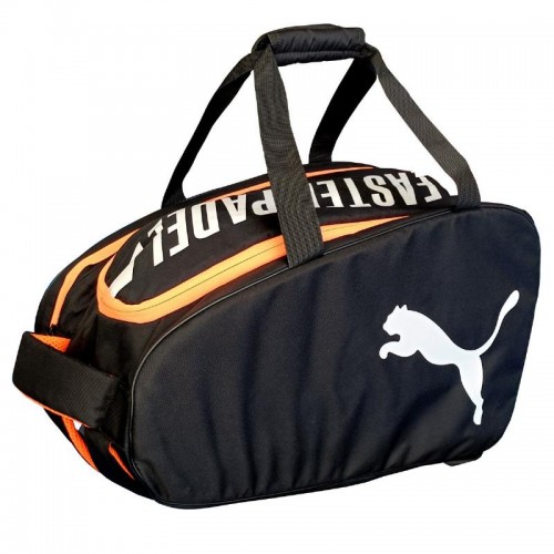 Puma Nova Elite Small Black Orange Padel Bag Puma Nova Elite Small Black Orange Padel Bag