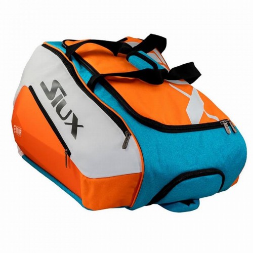 Siux Pro Tour Blue Orange Padel Bag Siux Pro Tour Blue Orange Padel Bag