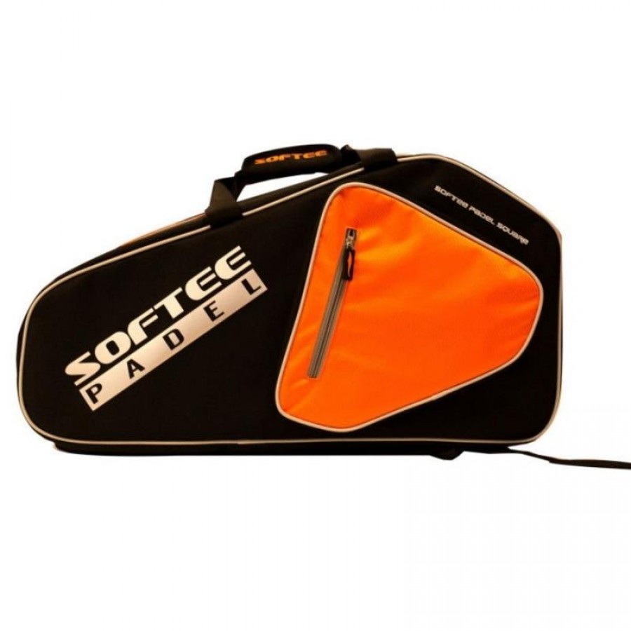 Paletero Softee Padel Square Naranja Fluor  Oferta + Barato