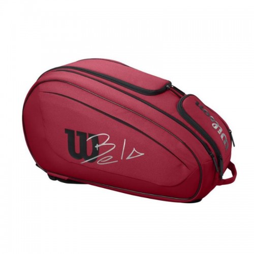 Paletero Wilson Bela Super Tour Padel Rojo Paletero Wilson Bela Super Tour Padel Rojo