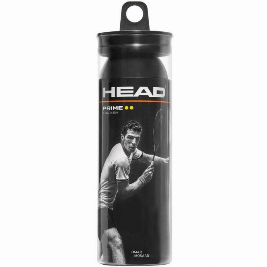 Head Prime Palla da Squash Gialla A Doppio Punto 3 Unita  Offerta + Economico