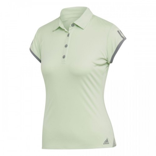 Polo Adidas Club 3 Stripes Green Grey Polo Adidas Club 3 Stripes Green Grey