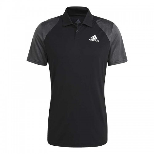 Polo Adidas Club Negro Gris Polo Adidas Club Negro Gris