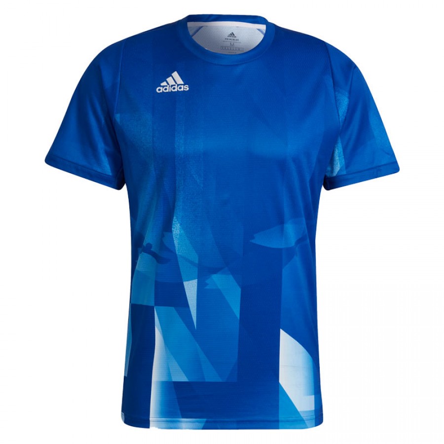 Camiseta Adidas Tennis Tokyo FreeLift HeatReady Royal - Barata Oferta Outlet