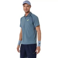 Polo Asics Match SS Top Azul Ironclad