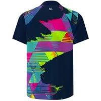Bidi Badu Kaleido Dark Blue Mix Polo Shirt  Offer + Cheap