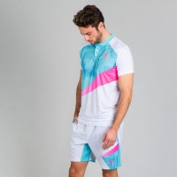 Polo Bidi Badu Kesar Blanco Menta Rosa