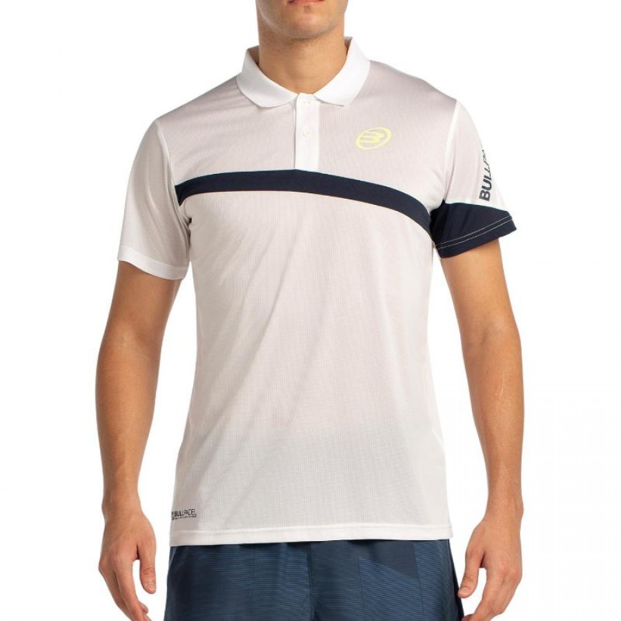 Bullpadel Polo Shirt Shine White  Offer + Cheap