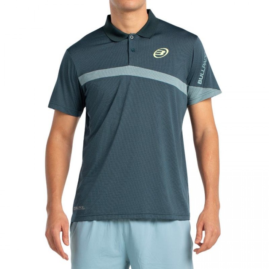 Bullpadel Polo Shirt Glow Dark Green Vigore  Offer + Cheap