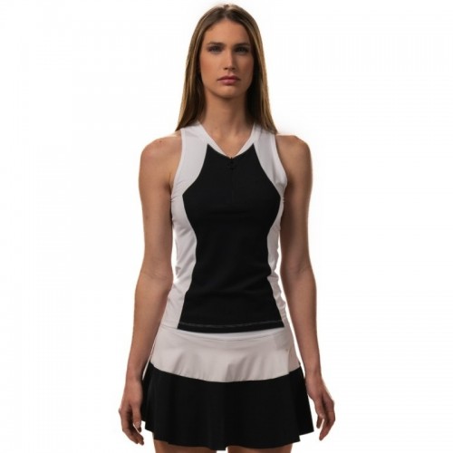 Polo Drop Shot Luna Negro Blanco Polo Drop Shot Luna Negro Blanco