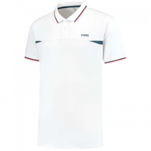 Polo Kswiss Hypercourt 7 Blanco Polo Kswiss Hypercourt 7 Blanco