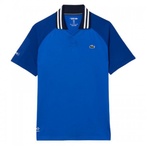 Polo Lacoste Daniil Medvedev Azul Polo Lacoste Daniil Medvedev Azul