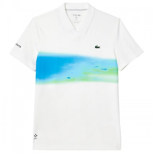 Polo Lacoste Daniil Medvedev Regular Blanco Polo Lacoste Daniil Medvedev Regular Blanco