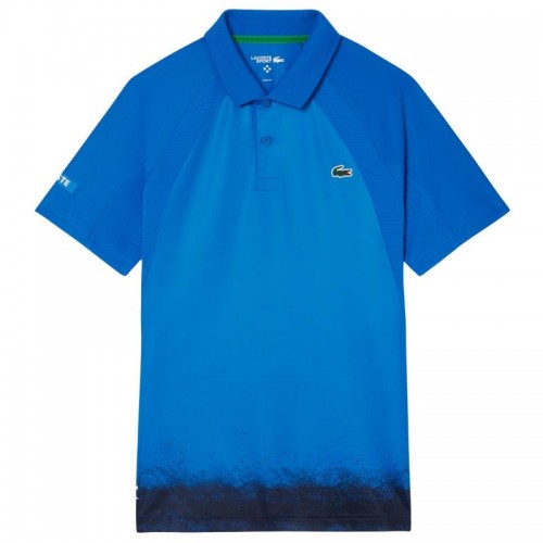 Polo Lacoste Daniil Medvedev Ultra Dry Azul Polo Lacoste Daniil Medvedev Ultra Dry Azul