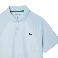 Polo Lacoste Daniil Medvedev Ultra Dry Azul Claro Verde  Offerta + Economico