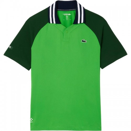 Polo Lacoste Daniil Medvedev Verde Polo Lacoste Daniil Medvedev Verde